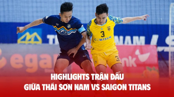 Highlights trận đấu giữa THÁI SƠN NAM vs SAIGON TITANS - Giải Futsal HDBank vô địch Quốc gia 2025