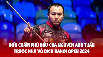 Bốn chấm phủ đầu của Nguyễn Anh Tuấn trước nhà vô địch Hanoi Open 2024