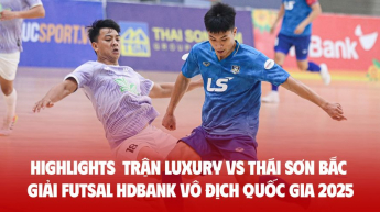 Highlights  trận LUXURY HẠ LONG vs THÁI SƠN BẮC - Giải Futsal HDBank vô địch Quốc gia 2025