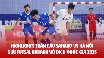 Highlights trận đấu SAHAKO vs HÀ NỘI - Giải Futsal HDBank vô địch Quốc gia 2025
