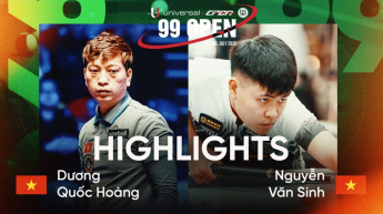 Highlights Dương Quốc Hoàng vs Nguyễn Văn Sinh - Universal CPBA 99 Open