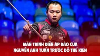 Màn trình diễn áp đảo của Nguyễn Anh Tuấn trước Đỗ Thế Kiên