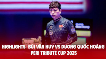 Highlights trận đấu giữa BÙI VĂN HUY vs DƯƠNG QUỐC HOÀNG - CHƯỚNG NGẠI LỚN CỦA HUY C300 - PERI TRIBUTE CUP 2025