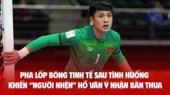 Pha lốp bóng tinh tế sau tình huống phối hợp đẹp mắt khiến “người nhện” Hồ Văn Ý nhận bàn thua