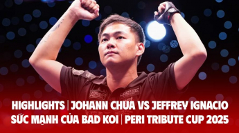 Highlights trận đấu giữa JOHANN CHUA vs JEFFREY IGNACIO - SỨC MẠNH CỦA BAD KOI -PERI TRIBUTE CUP 2025