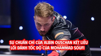 Sự chuẩn chỉ của Albin Ouschan kết liễu lối đánh tốc độ của Mohammad Soufi