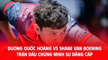 Dương Quốc Hoàng vs Shane Van Boening - Trận đấu chứng minh sự đẳng cấp