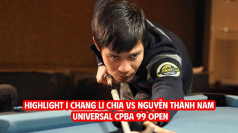 Highlights CHANG LI CHIA vs NGUYỄN THÀNH NAM - Unversal CPBA 99 Open