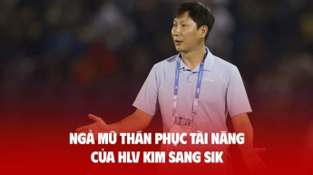 Ngả mũ thán phục tài năng của HLV Kim Sang Sik