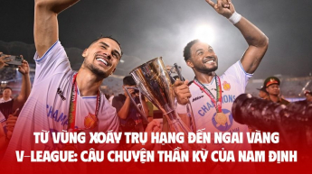 Từ vùng xoáy trụ hạng đến ngai vàng V-League: Câu chuyện thần kỳ của Nam Định