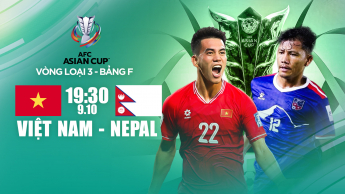 Việt Nam - Nepal: Vòng loại 3 Asian Cup 2027 bảng F